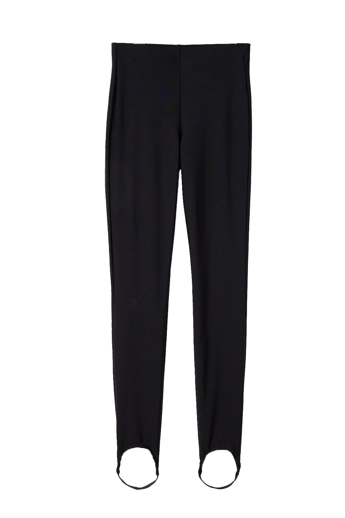 Leggings mit hoher Taille und Fußsteg