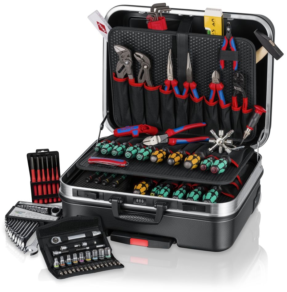 Knipex 00 21 06 M Punjeni kovčeg za alat “BIG Basic Move” Mehanika 90-dijelni