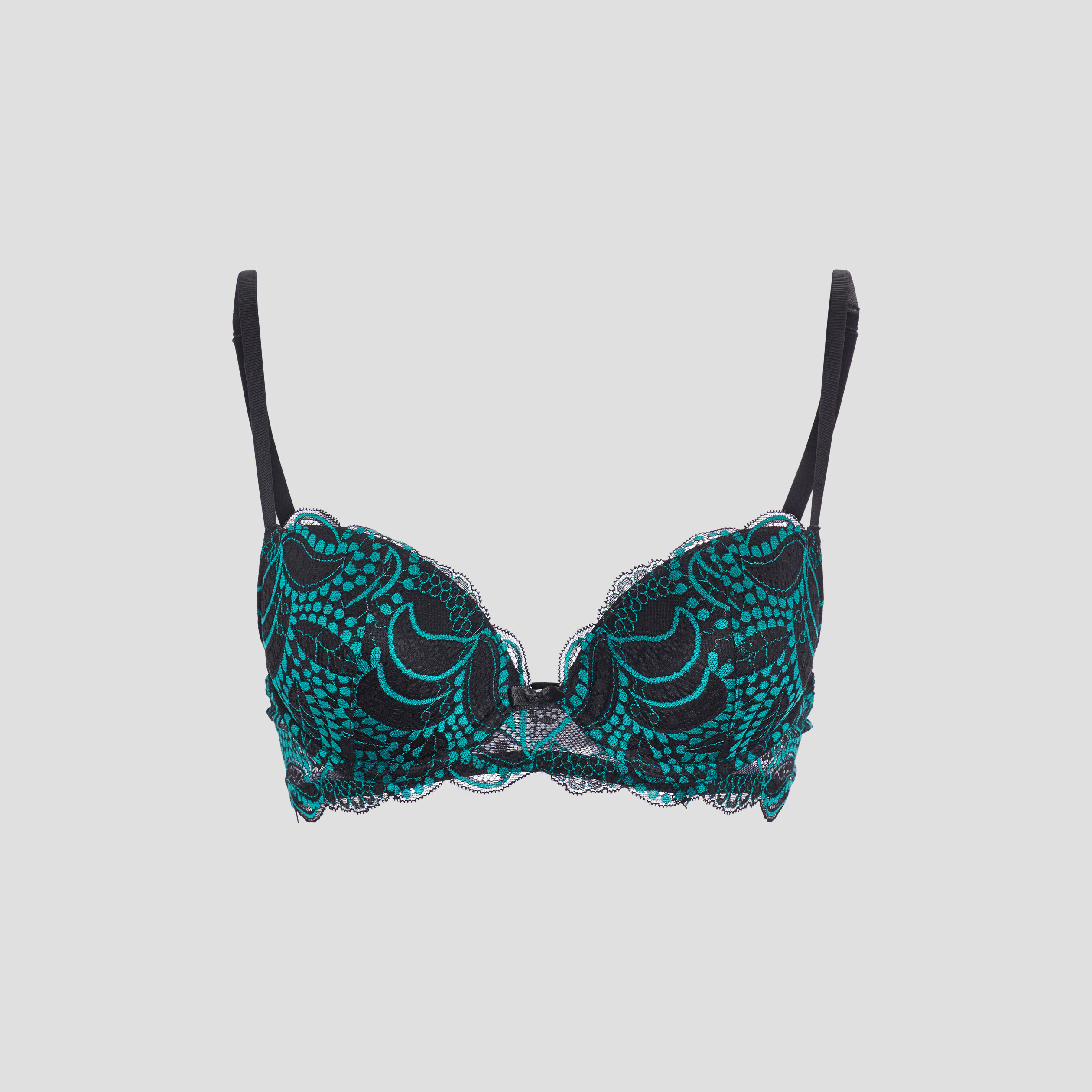 Soutien-gorge plunge push-up noir femme | La Halle
