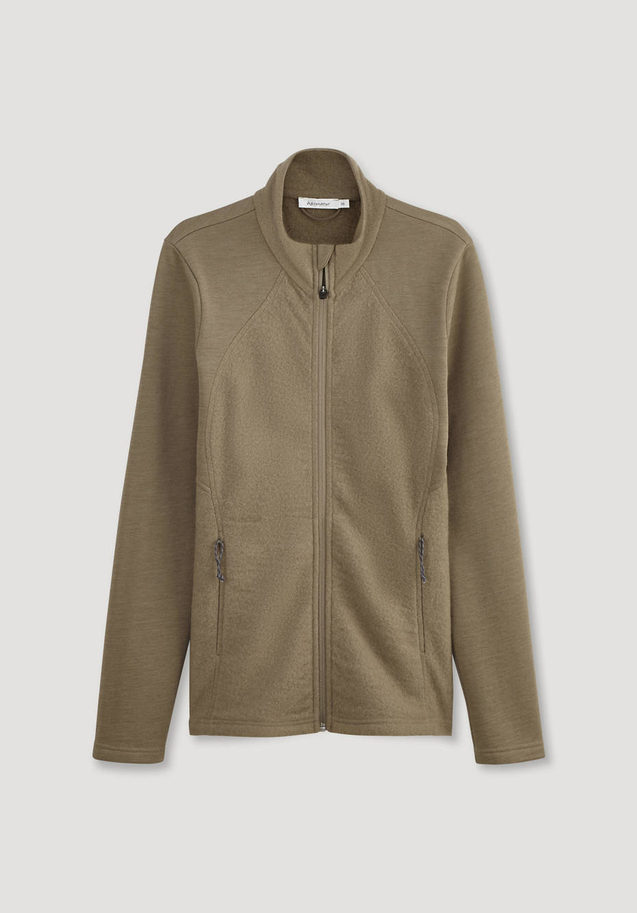 Leichte Wollfleece-Jacke aus reiner Bio-Merinowolle