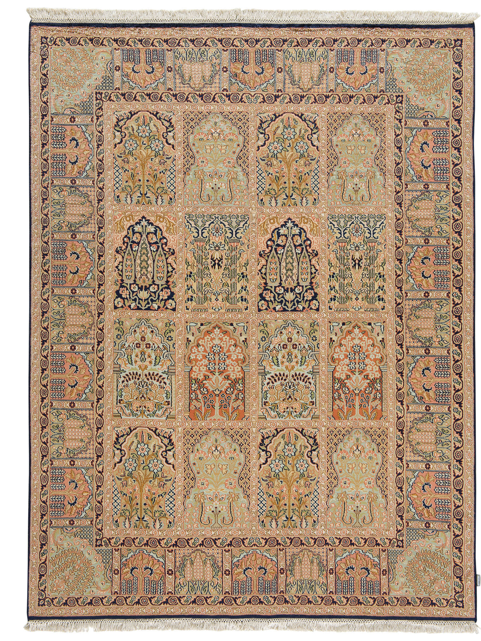 Kaschmir Seide 18/18 ca. 158 x 210 cm, Unikat / Einzelstück