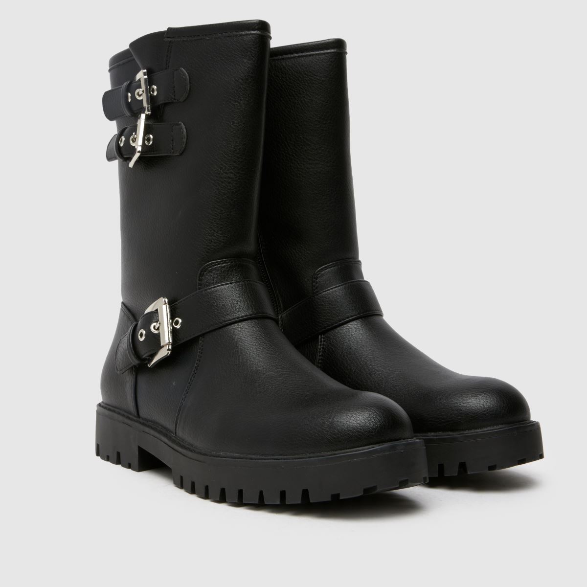 Schuh fekete Cassia Biker Lány Ifjúsági Csizma