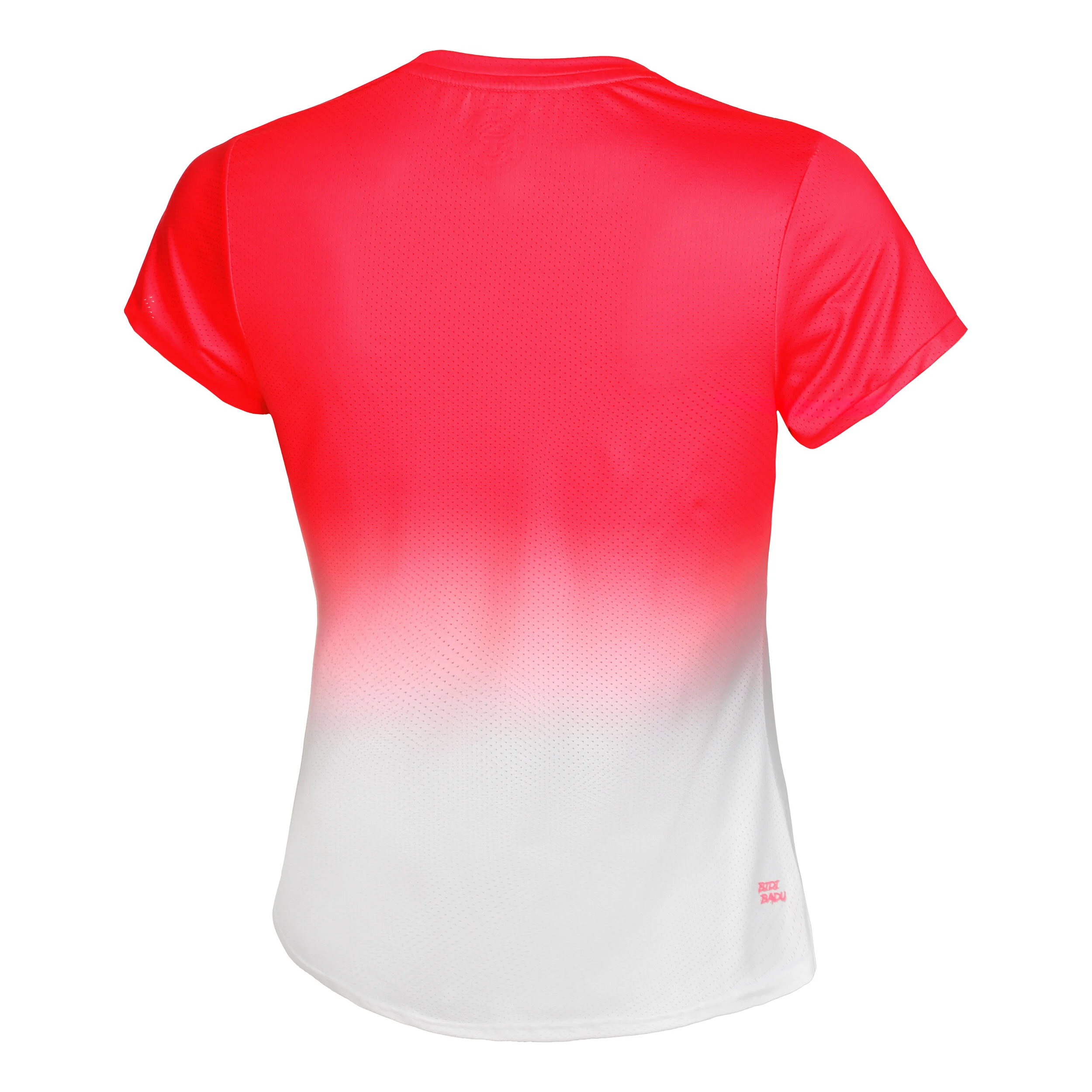 Crew Gradiant T-Shirt Damen - Rot, Weiß
