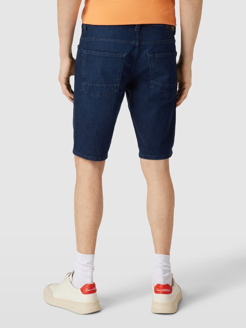 Bermuda in Denim-Optik Modell 'Delaware' in dunkelblau