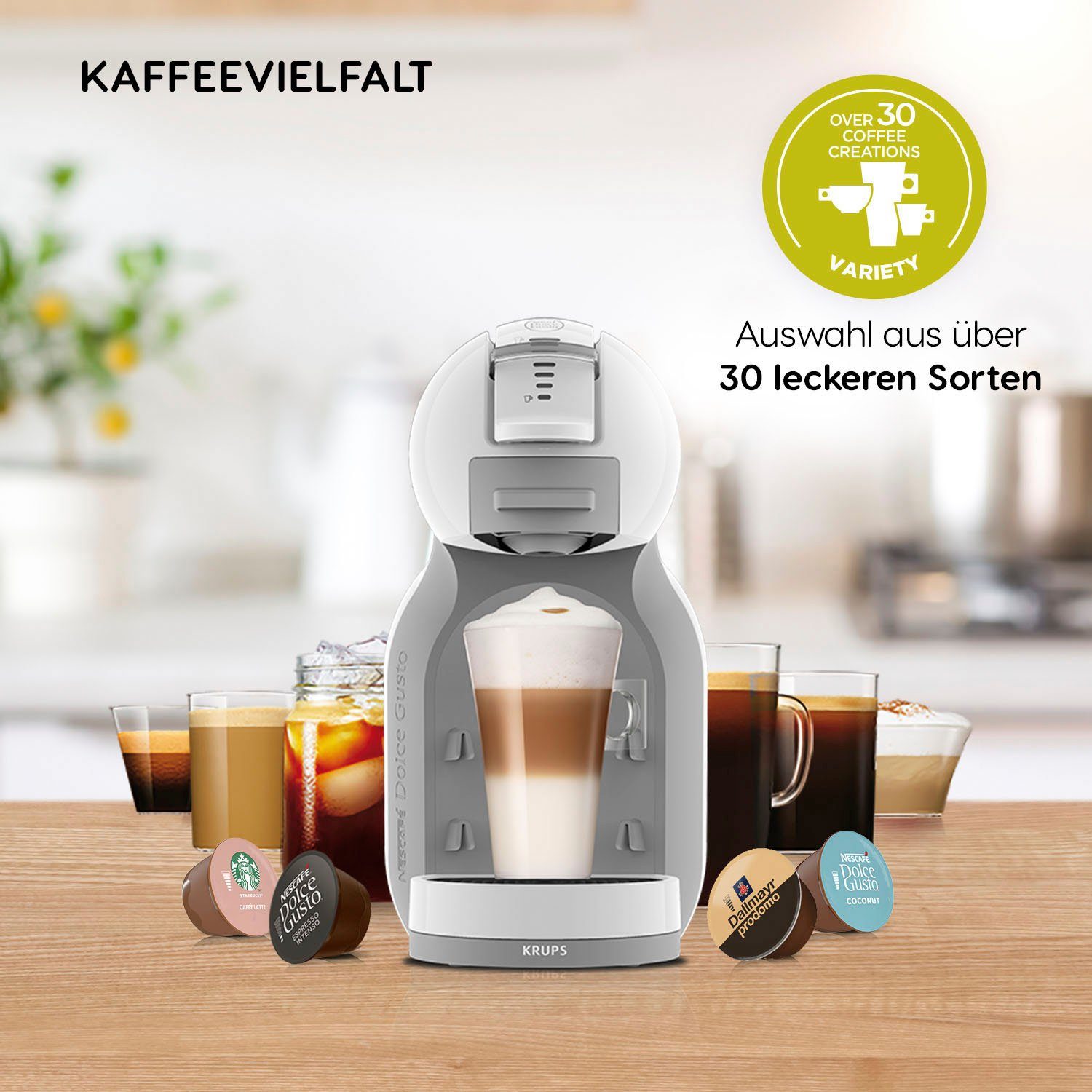 NESCAFÉ® Dolce Gusto® Kapselmaschine KP1201 Mini Me, passt in jede Küche, samtige Crema, automatische Abschaltung