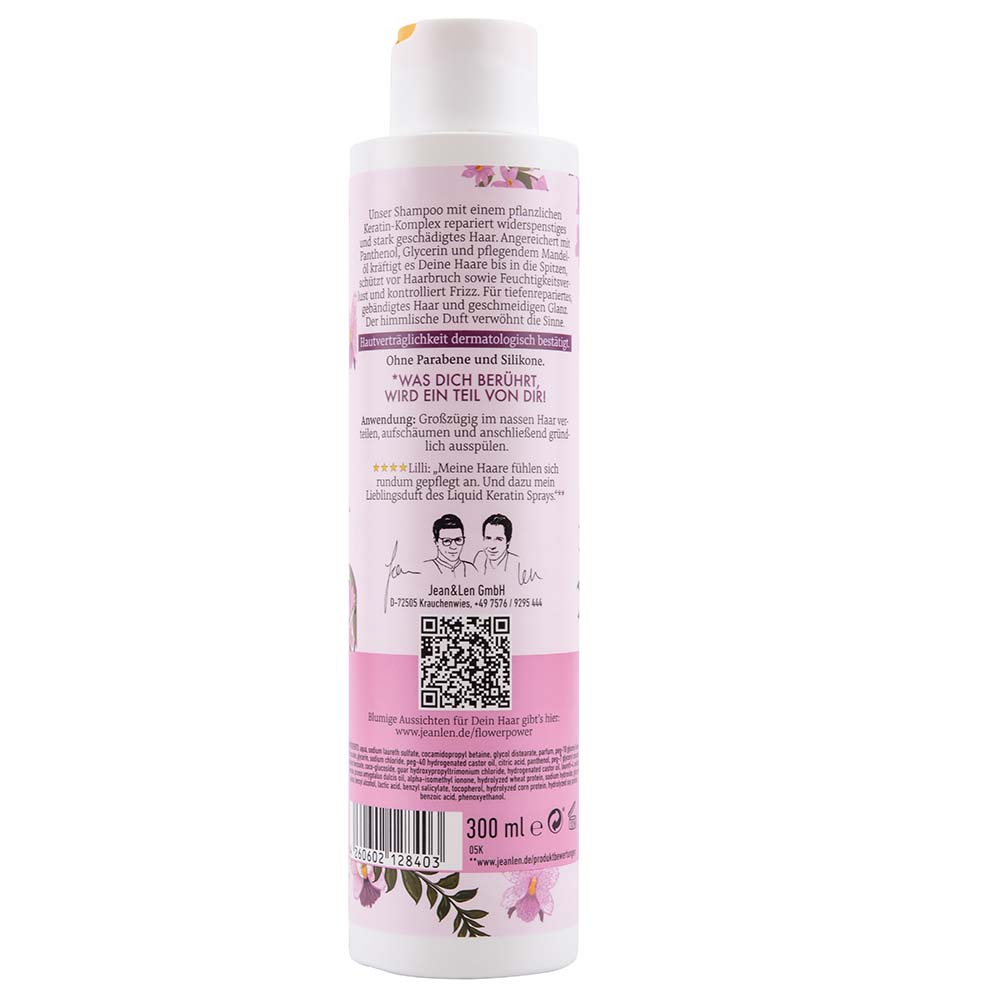 Jean & Len Shampoo Pflege Keratin 300 ml