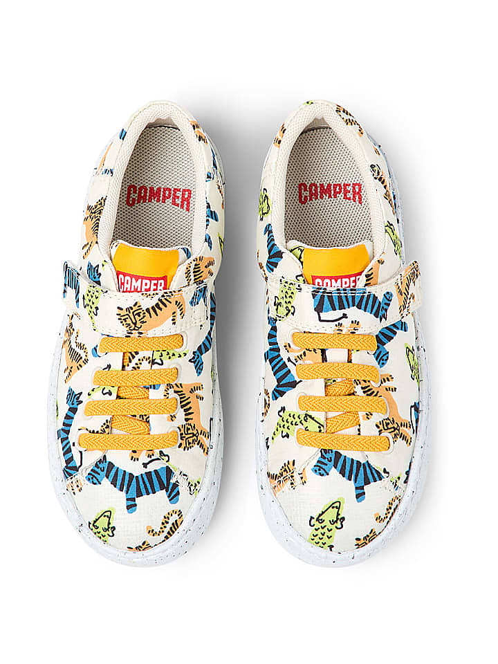 Camper Sneakers in Weiß/ Gelb günstig kaufen 32