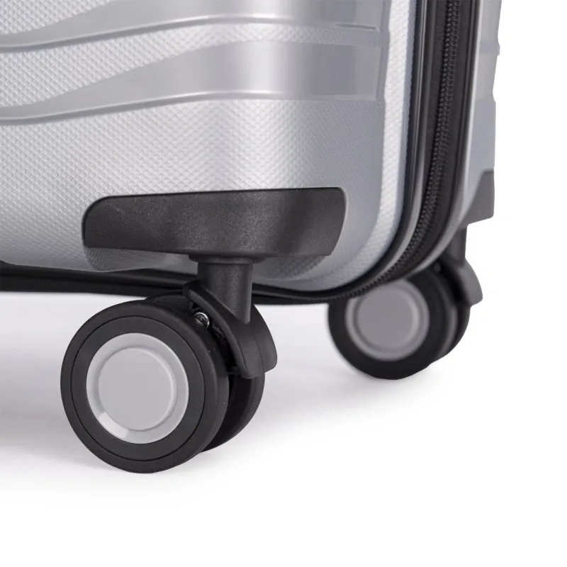 Stratic Bright + Koffer M (erweiterbar) - Silver