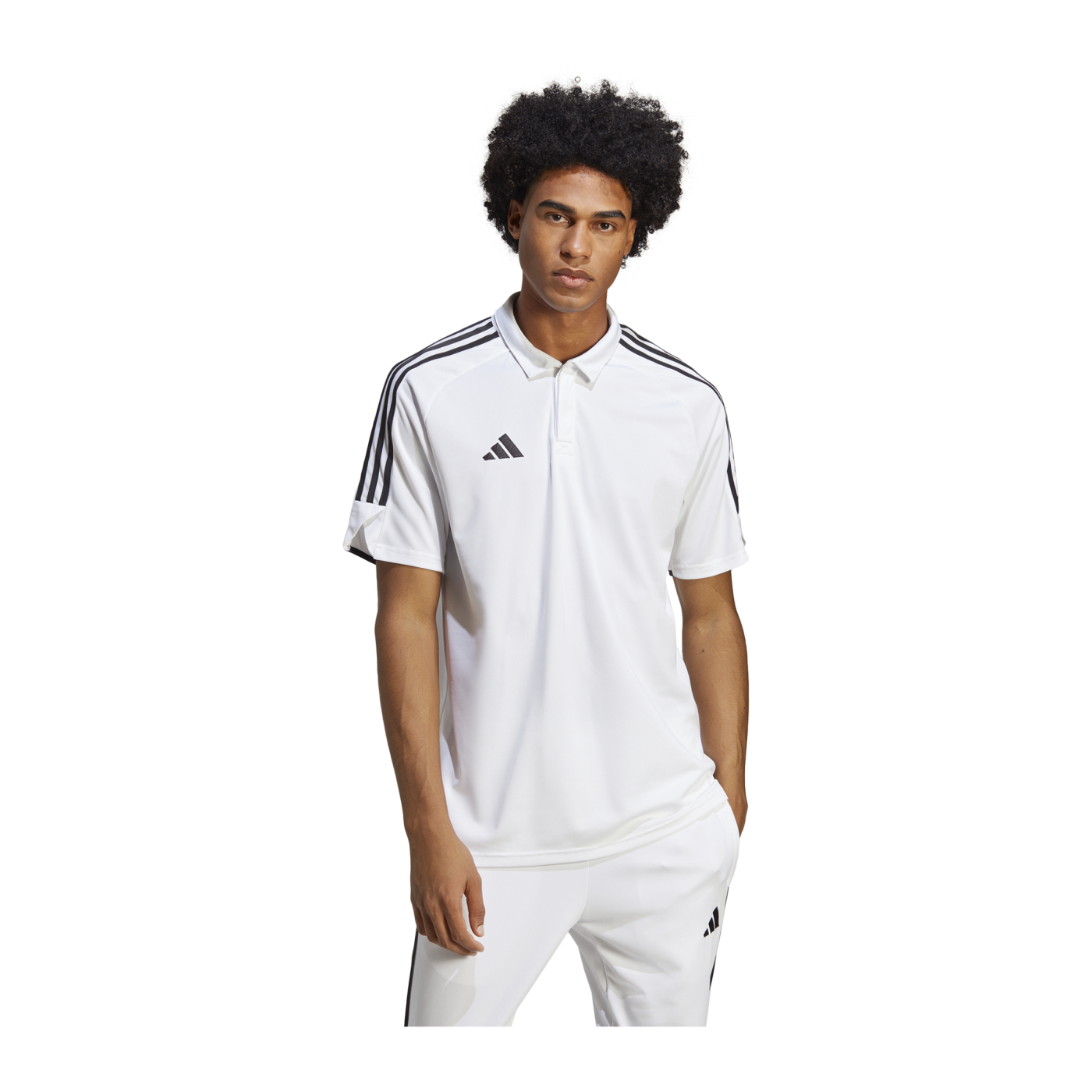 adidas Tiro 23 League Poloshirt Weiss