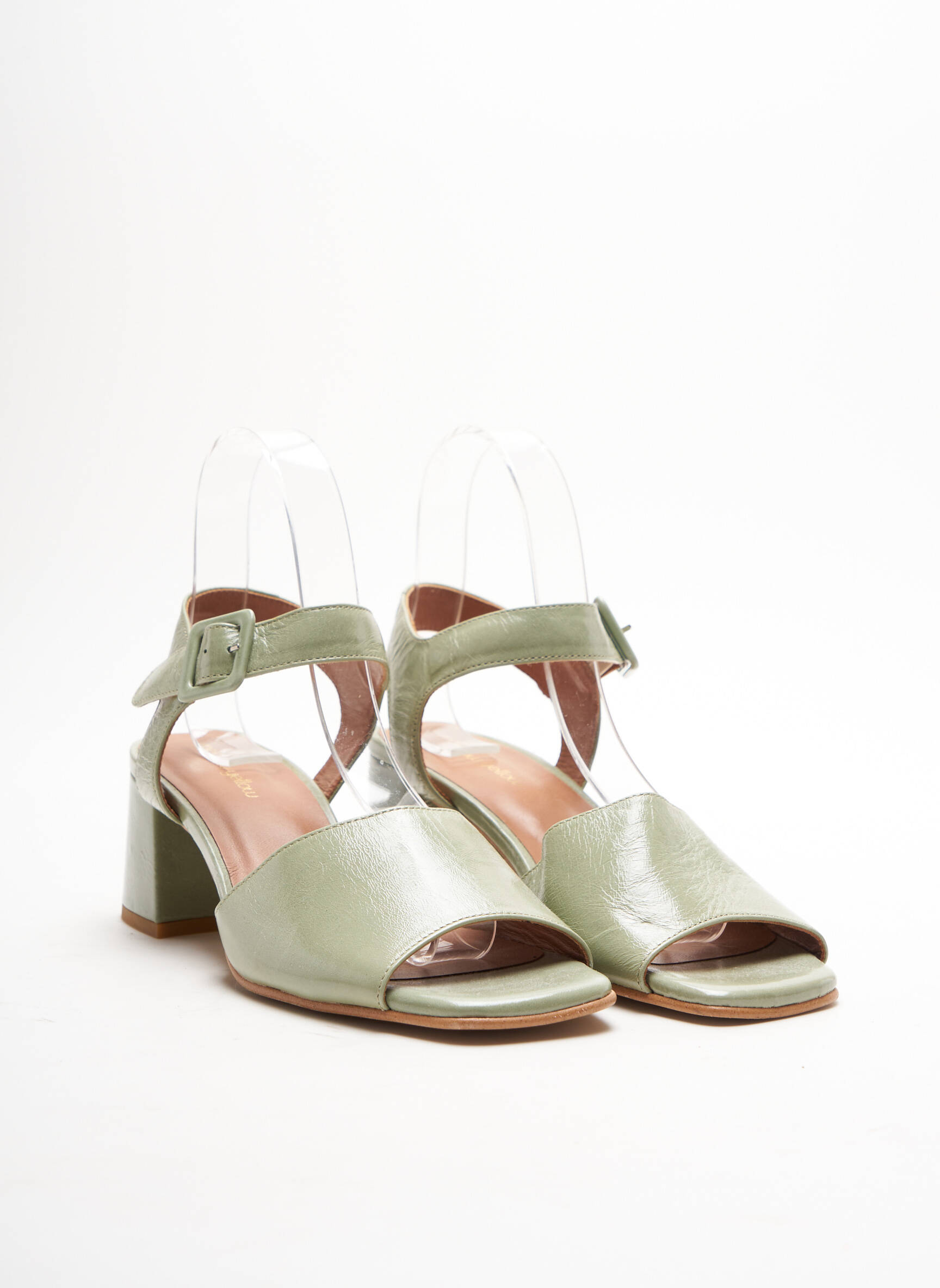 Mellow Yellow Sandales Nu Pieds Femme couleur vert