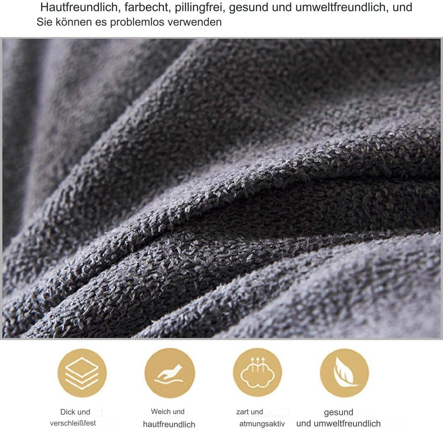 Einemgeld Rückenkissen Keilkissen Sofakissen mit Nackenkissen, Rückenkissen mit Seitentasche