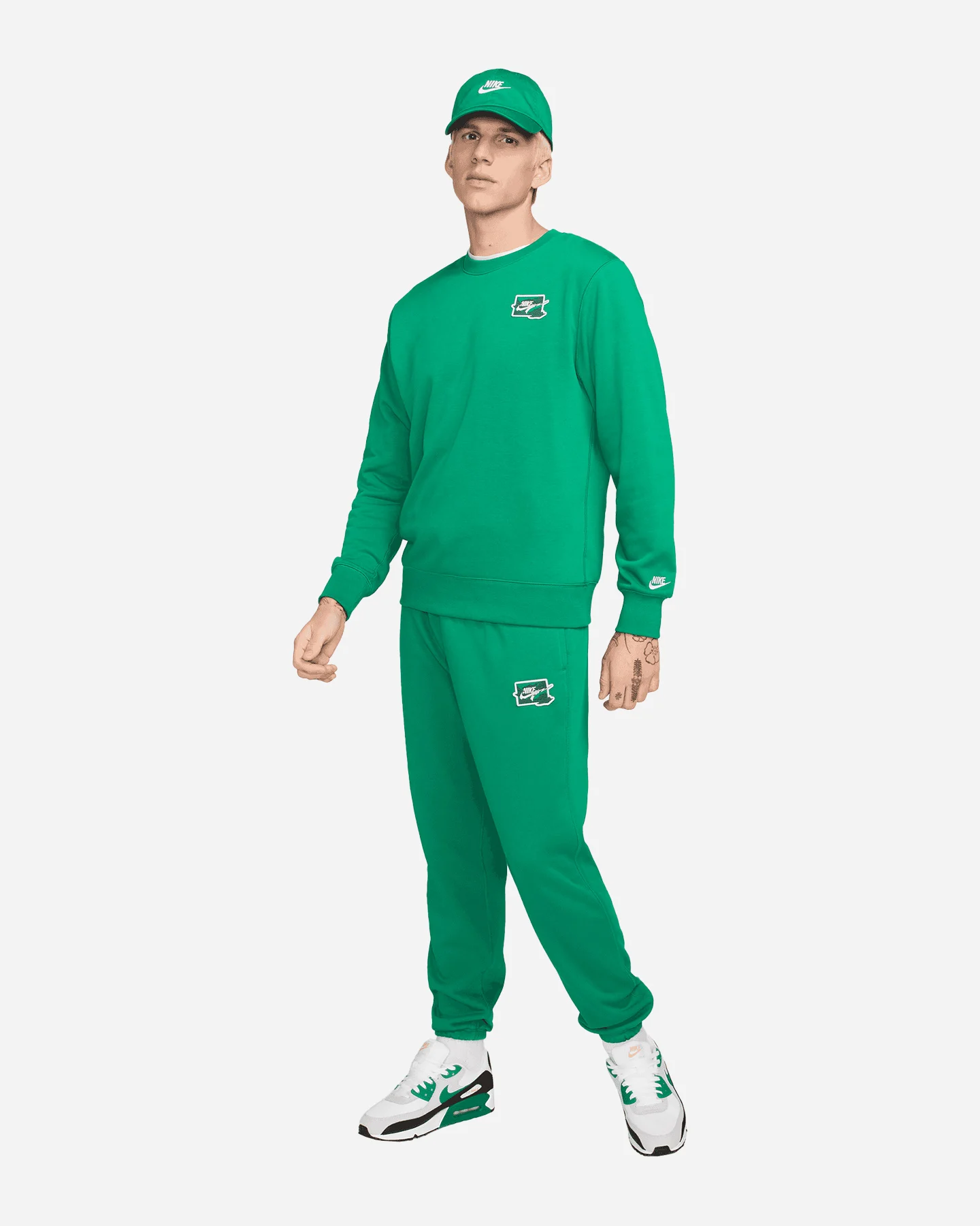 Felpa Nike Crew Club Bolt Gfx M FZ0764-365