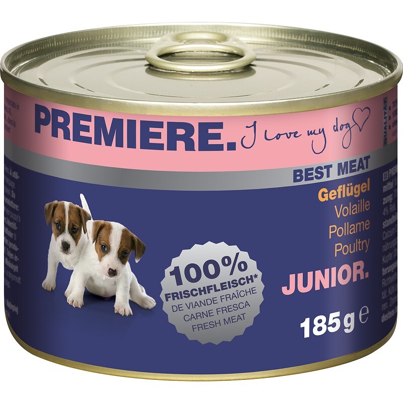 PREMIERE Hundenassfutter PREMIERE Best Meat Junior Geflügel 24x185 g
