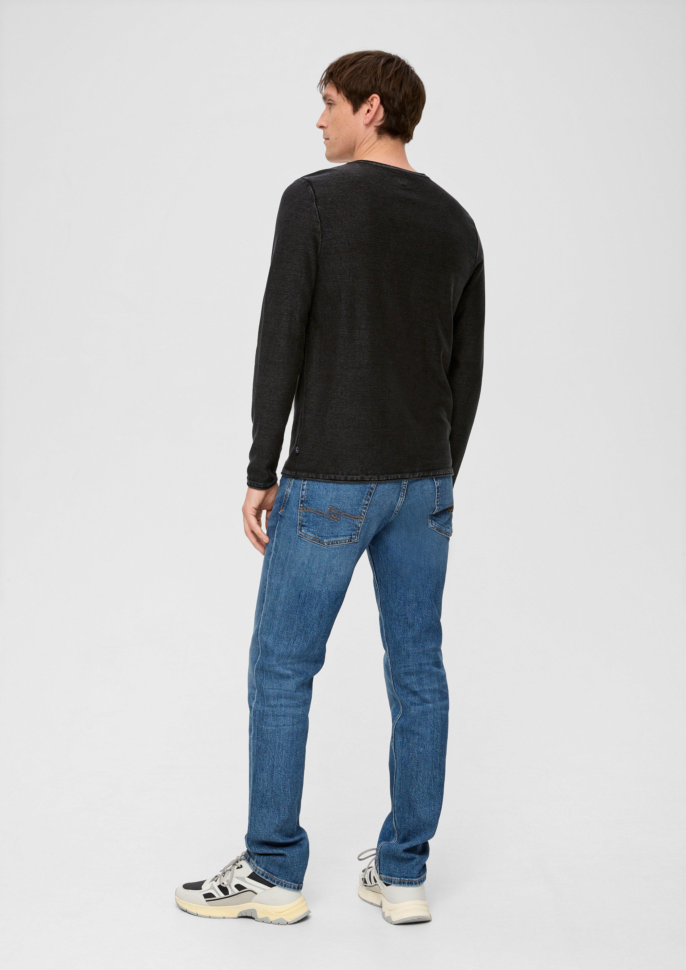 Pullover mit Garment Dye  2135456-9999