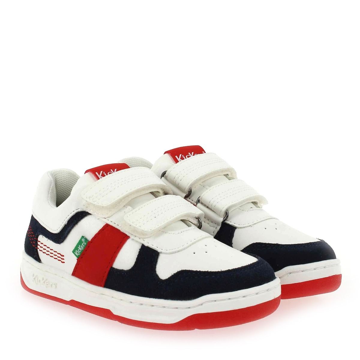 Kickers  KALIDO - Blanc Marine