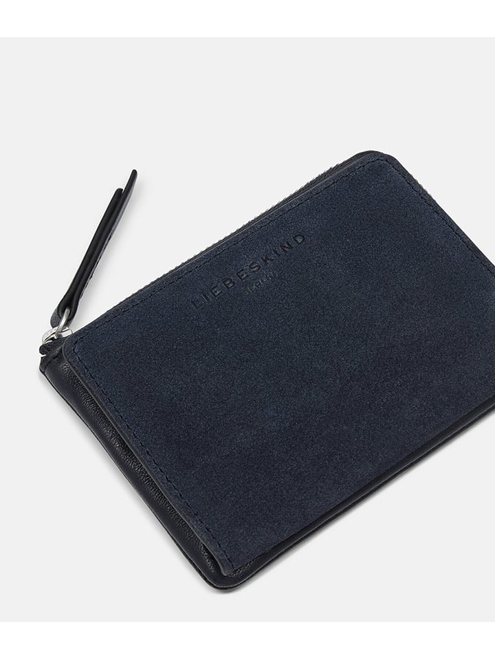 LIEBESKIND BERLIN Leder-Geldbörse in Dunkelblau - (B)18 x (H)12 x (T)4 cm günstig kaufen onesize