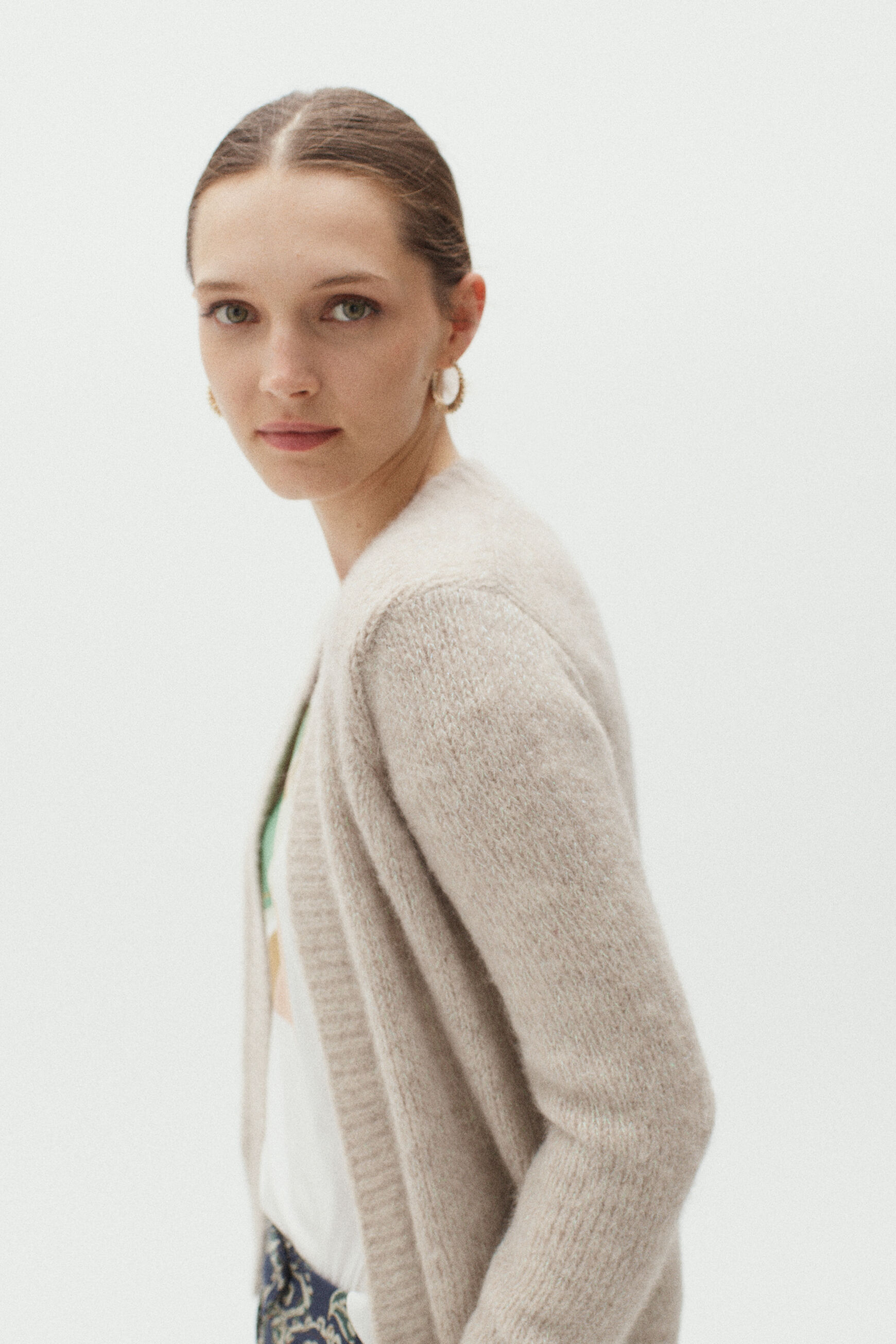 gillet eglantine ivoire femme