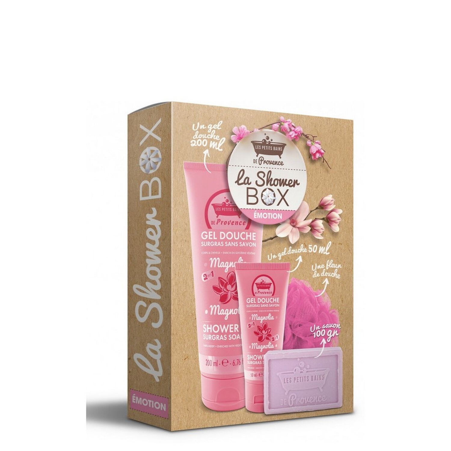Les Petits Bains de Provence Shower Box Emotion 4 Produits