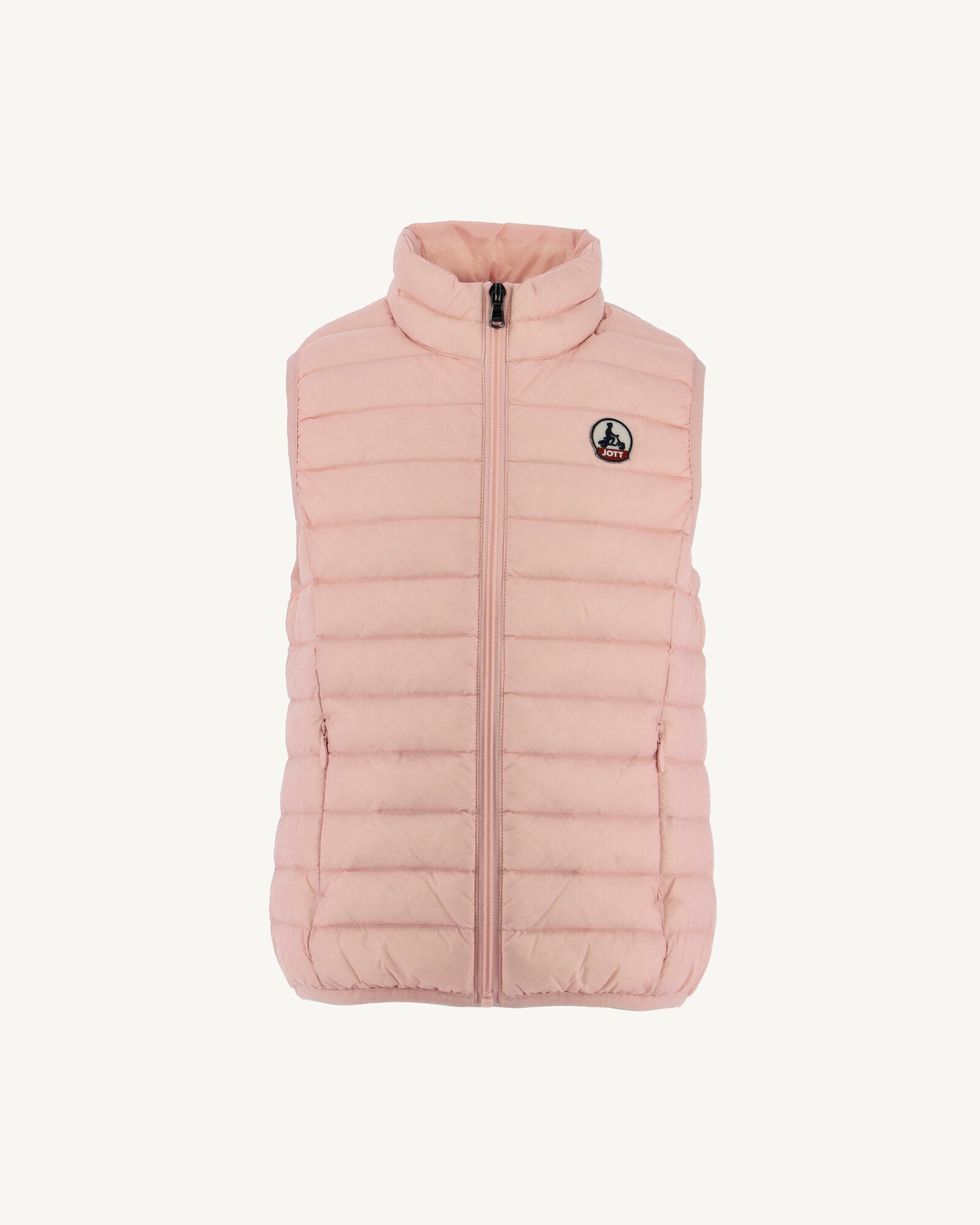 Doudoune sans manches enfant Rose pêche Zoe