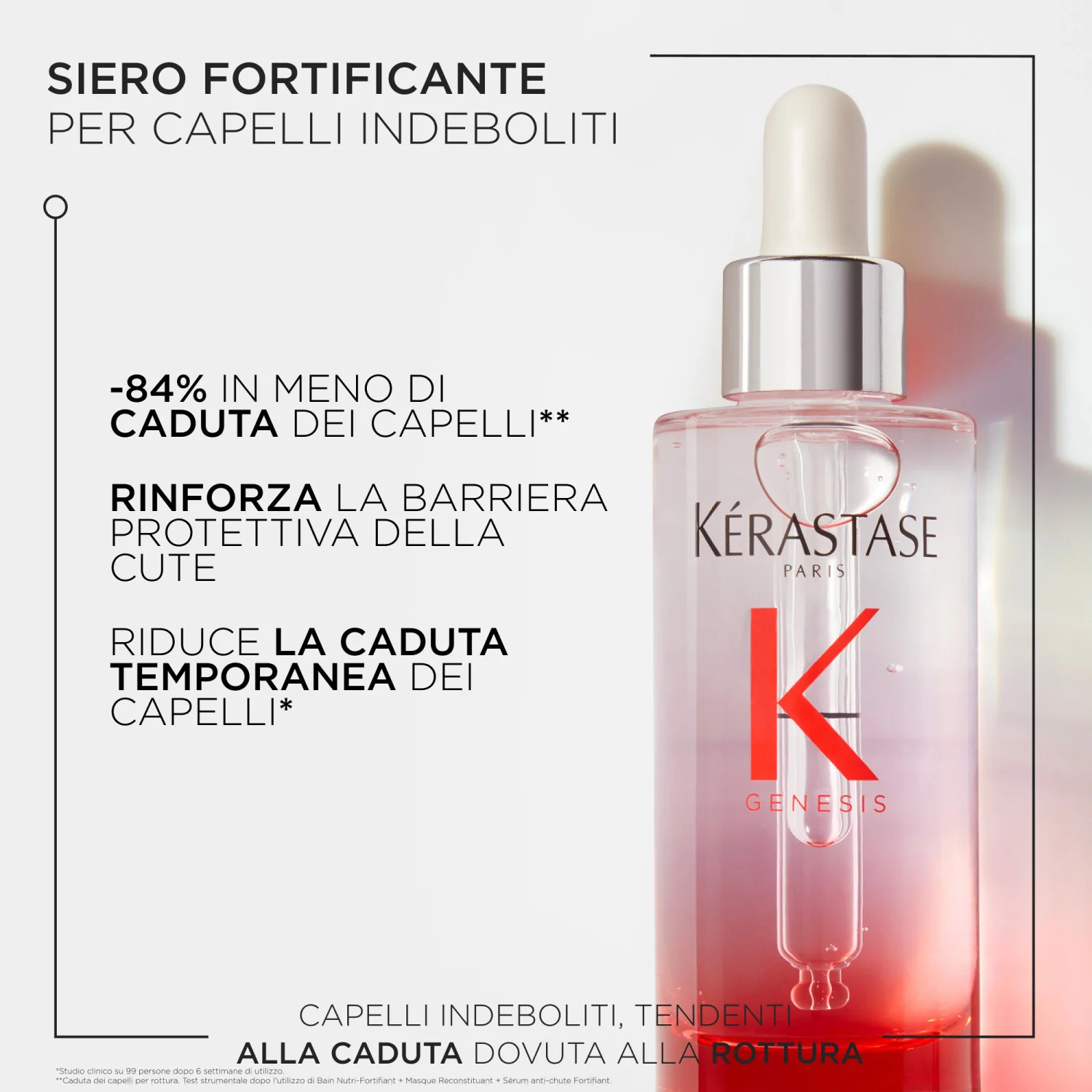 Genesis Serum Anti-Chute Fortifiant - Serum za kosu, Tretman protiv opadanja kose