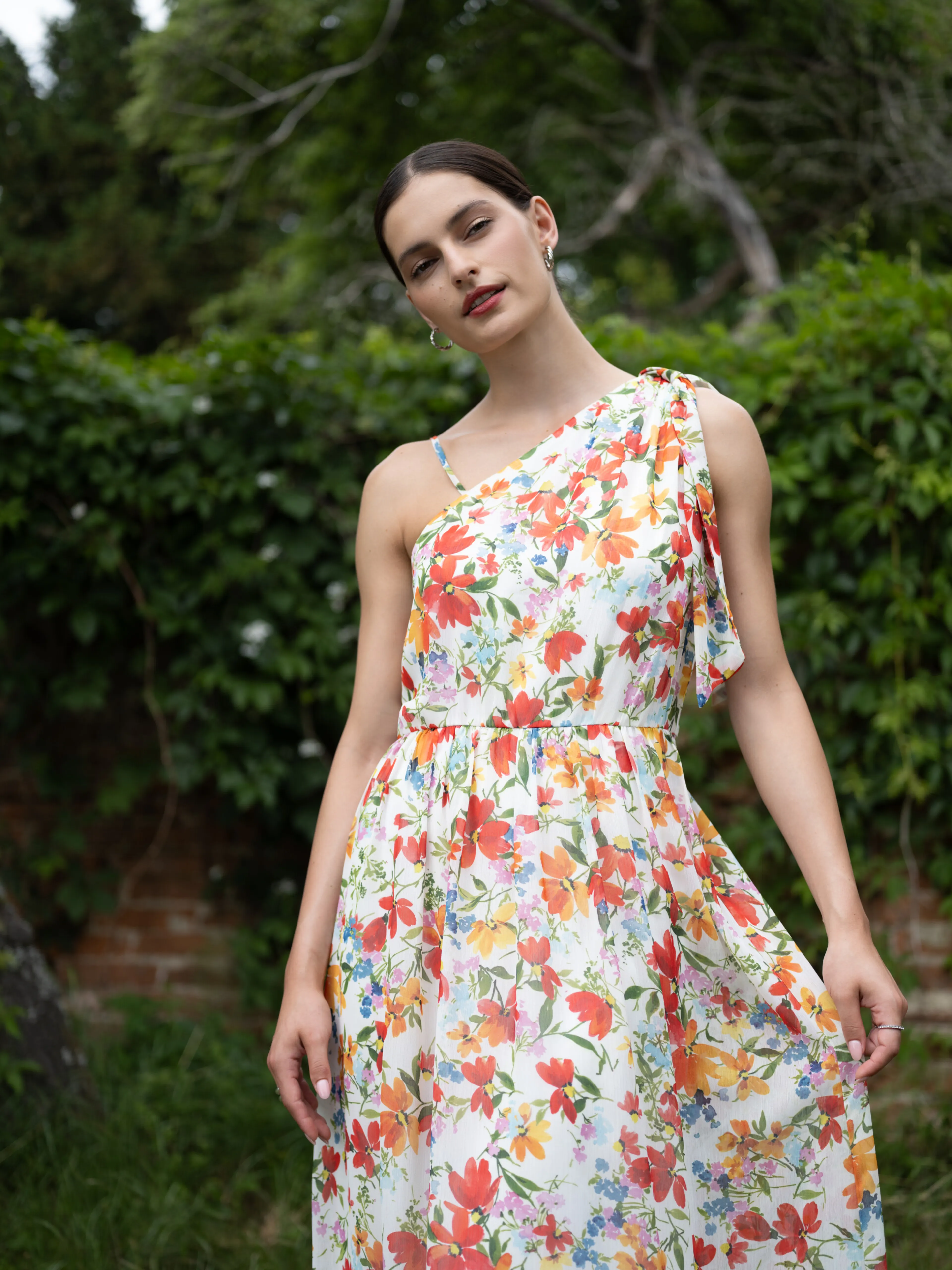 Cremefarbenes Damen Maxikleid ORSAY