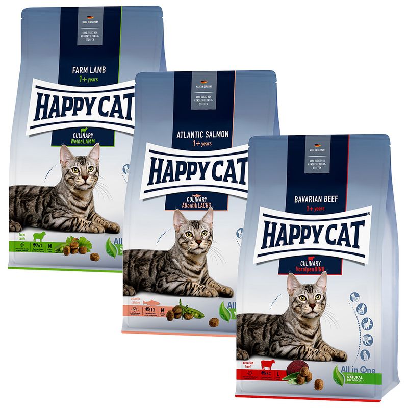 Mixpaket Happy Cat Culinary Adult zu TOP-Preisen