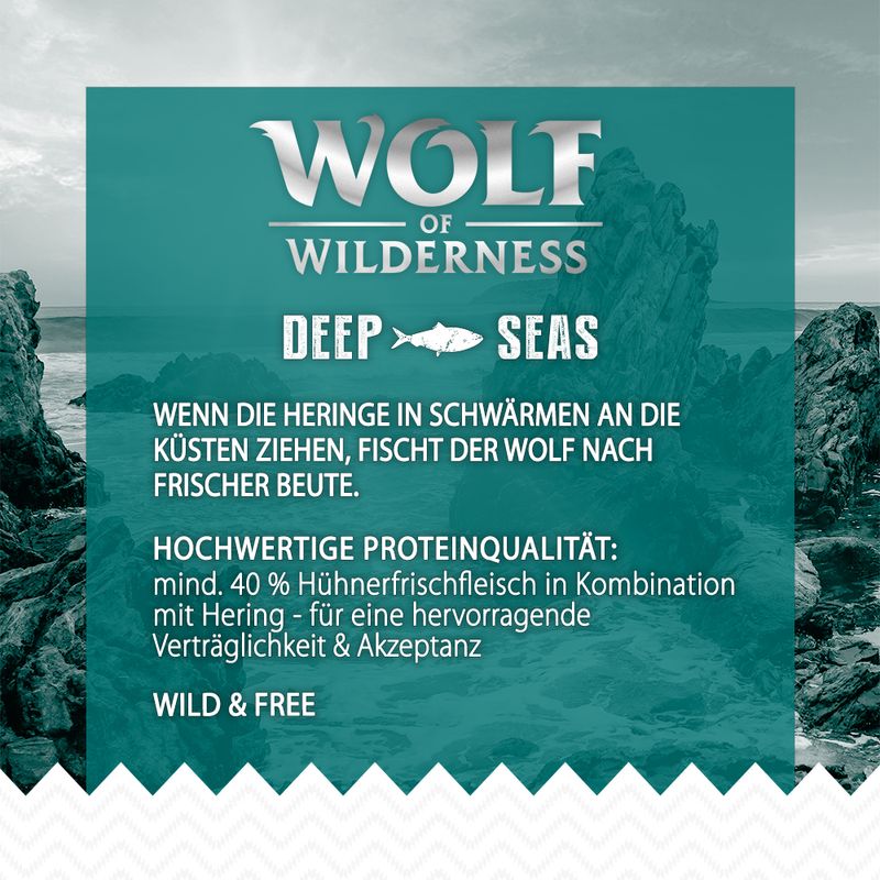 Wolf of Wilderness Adult 'Deep Seas' - Hering