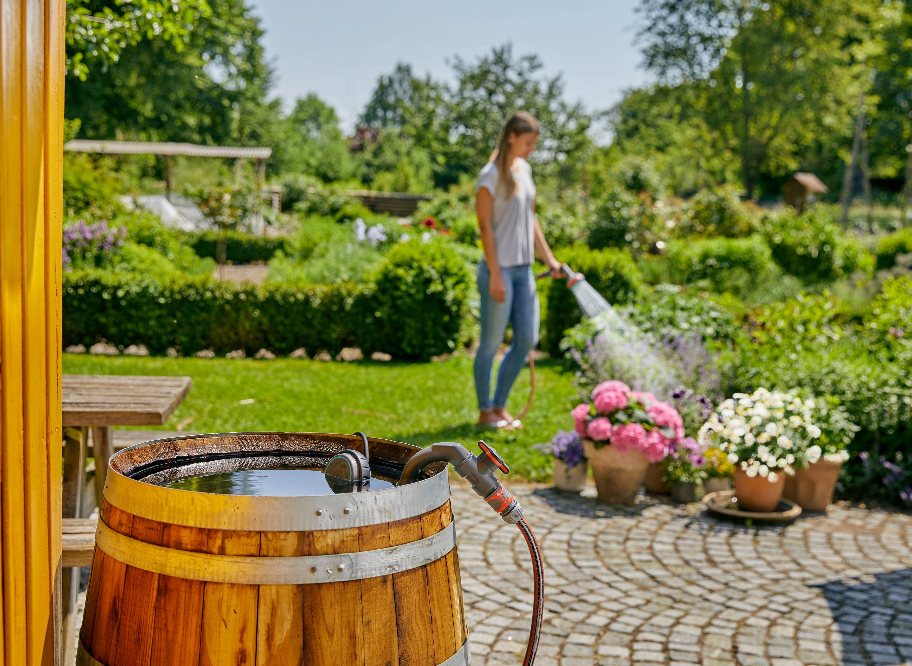 GARDENA Regenfasspumpe 4000/1, 1762-20, 4000 l/h max. Fördermenge