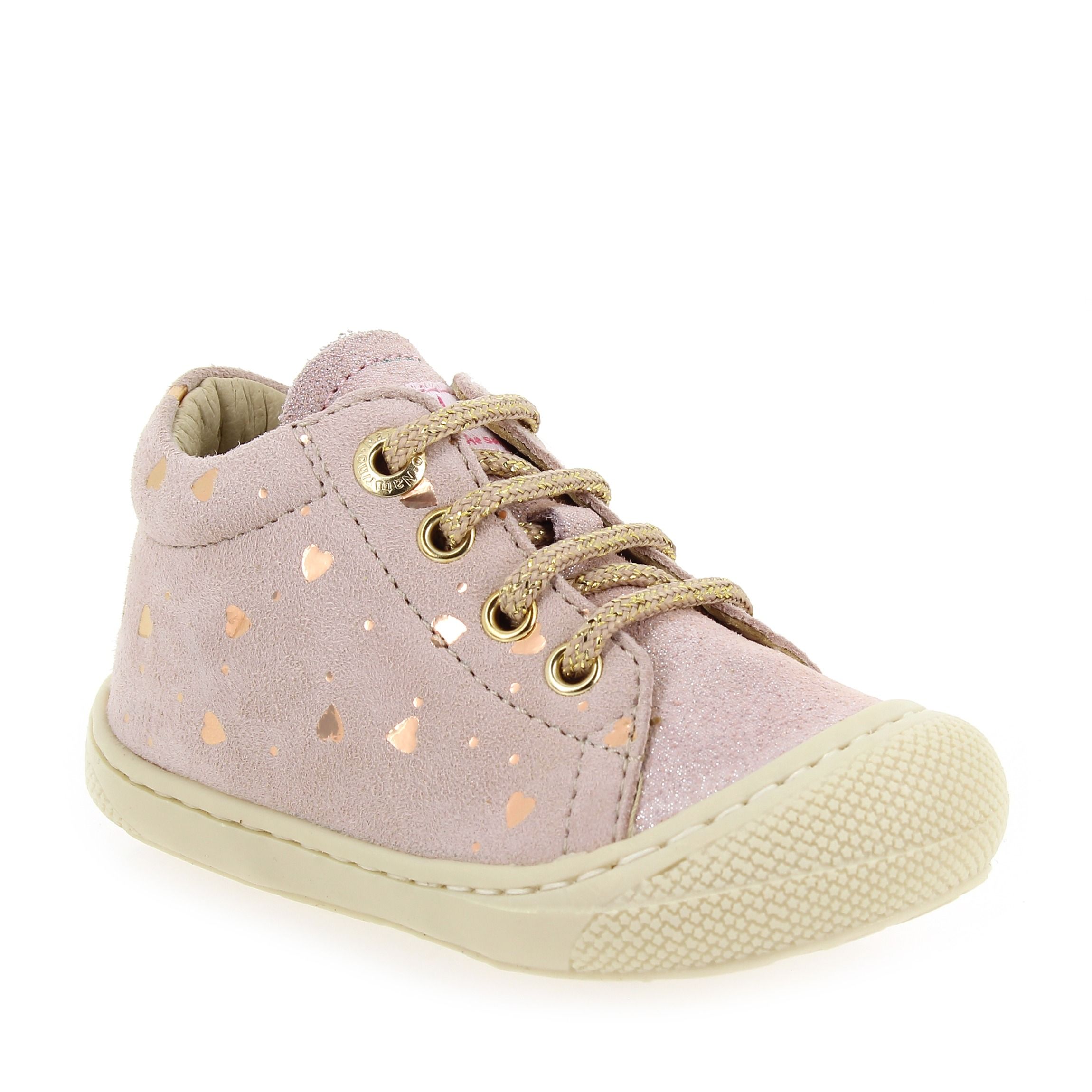 Naturino  COCOON SUEDE GLITTER - Rose