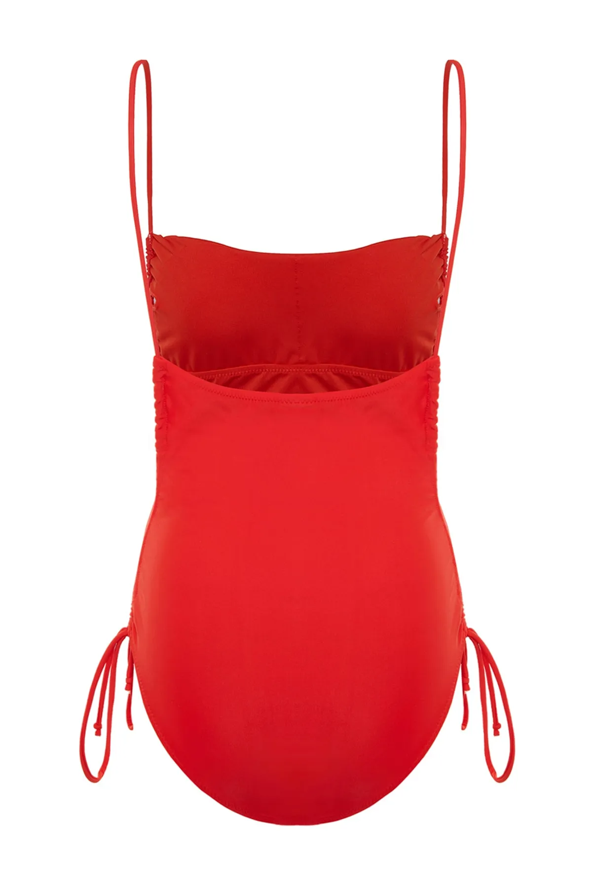 Trendyol Collection  Badeanzug - Rot - Unifarben