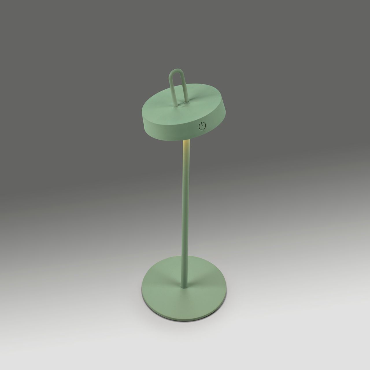 JUST LIGHT Akku Tischleuchte AMAG, 1x LED-Board/1,50Watt/2700Kelvin, IP44, Grün