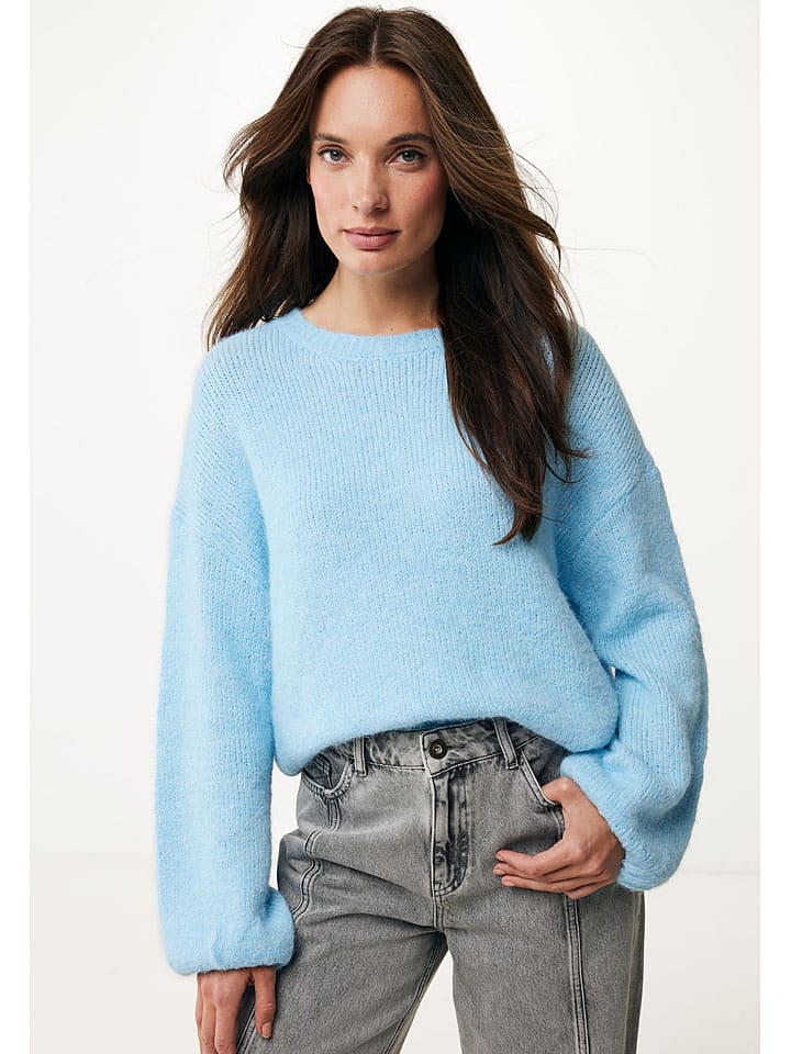 Mexx Pullover in Hellblau günstig kaufen