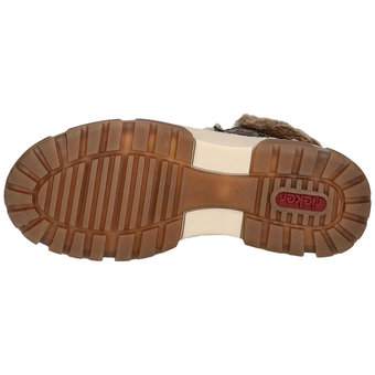 Rieker Schnür Boots in grün