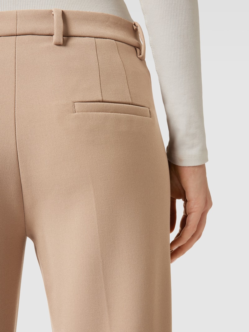 Stoffhose mit Bügelfalte Modell 'KRYSTAL' in beige