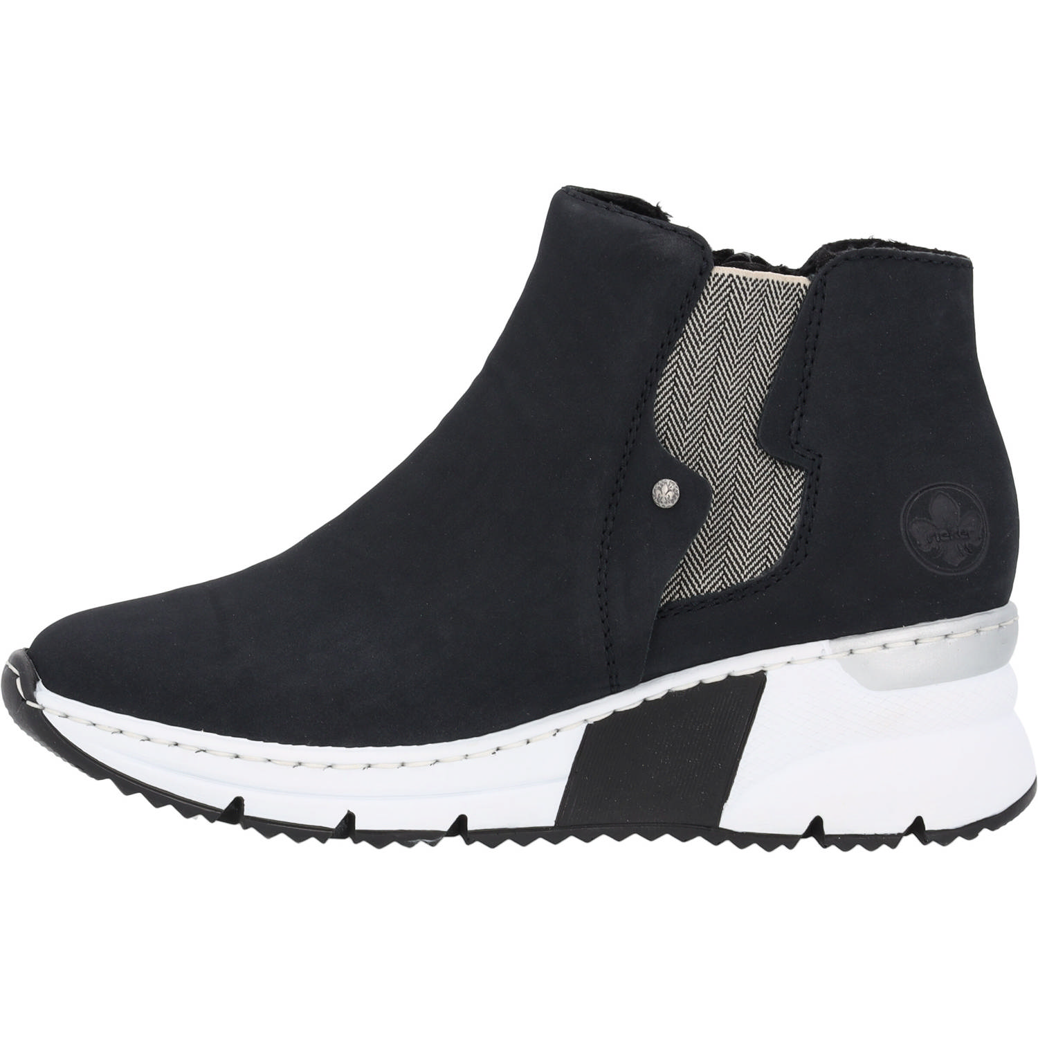 Rieker X6361, Sneakers High, Damen, Schwarz