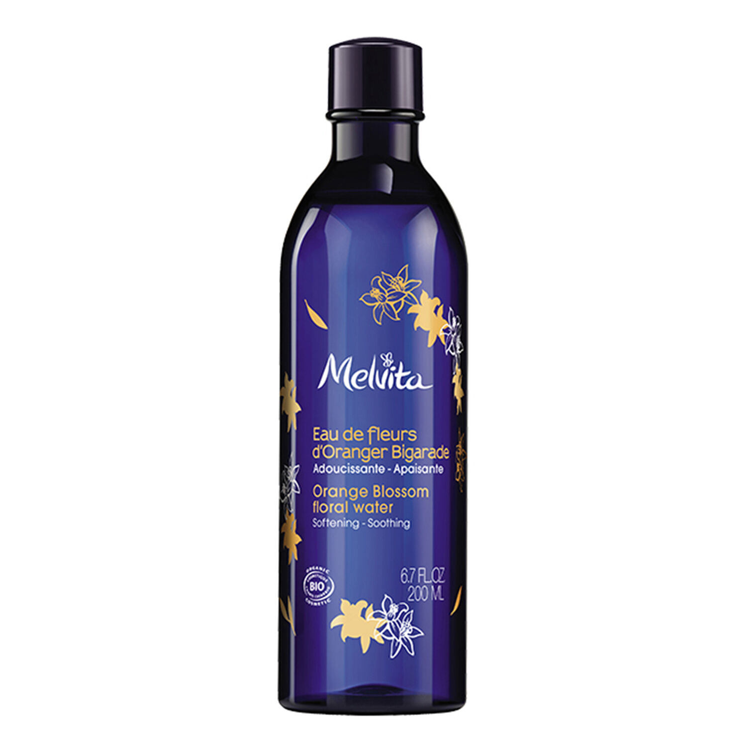 Melvita Eau Florale Fleur d' Oranger Adoucissante Flacon 200 ml