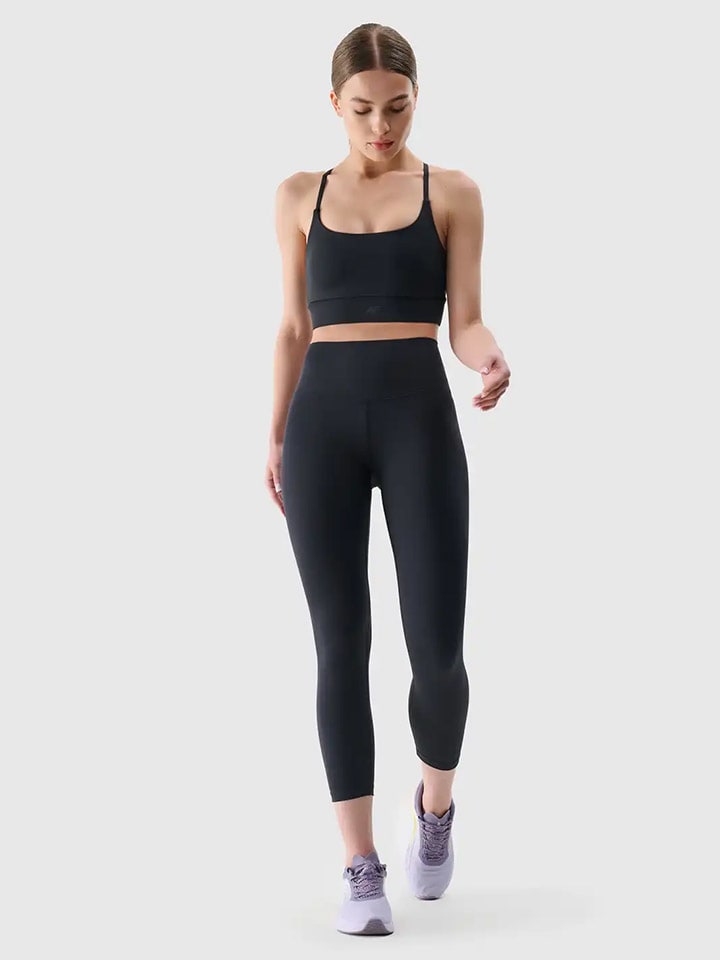 4F Trainingsleggings in Schwarz günstig kaufen