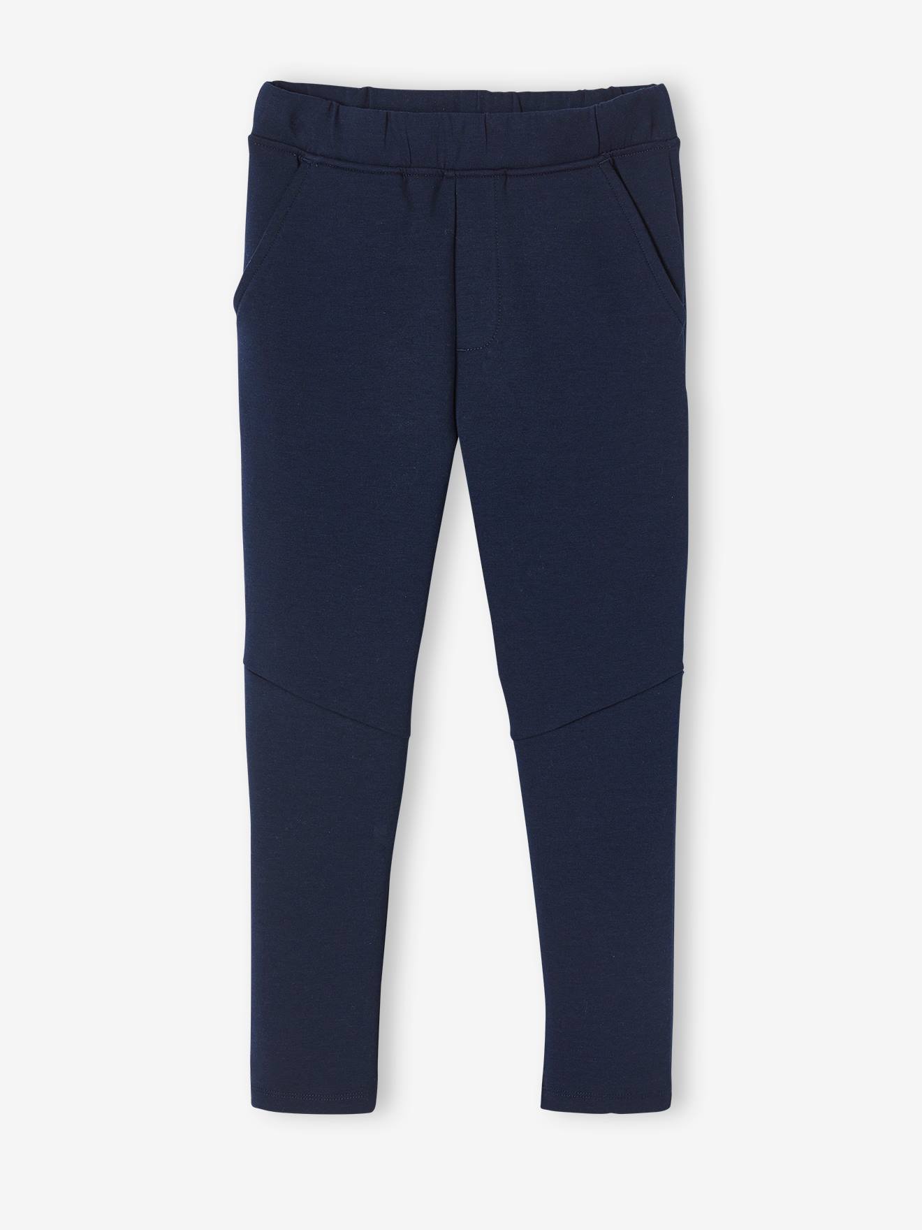 Pantalon jogging foot garçon encre