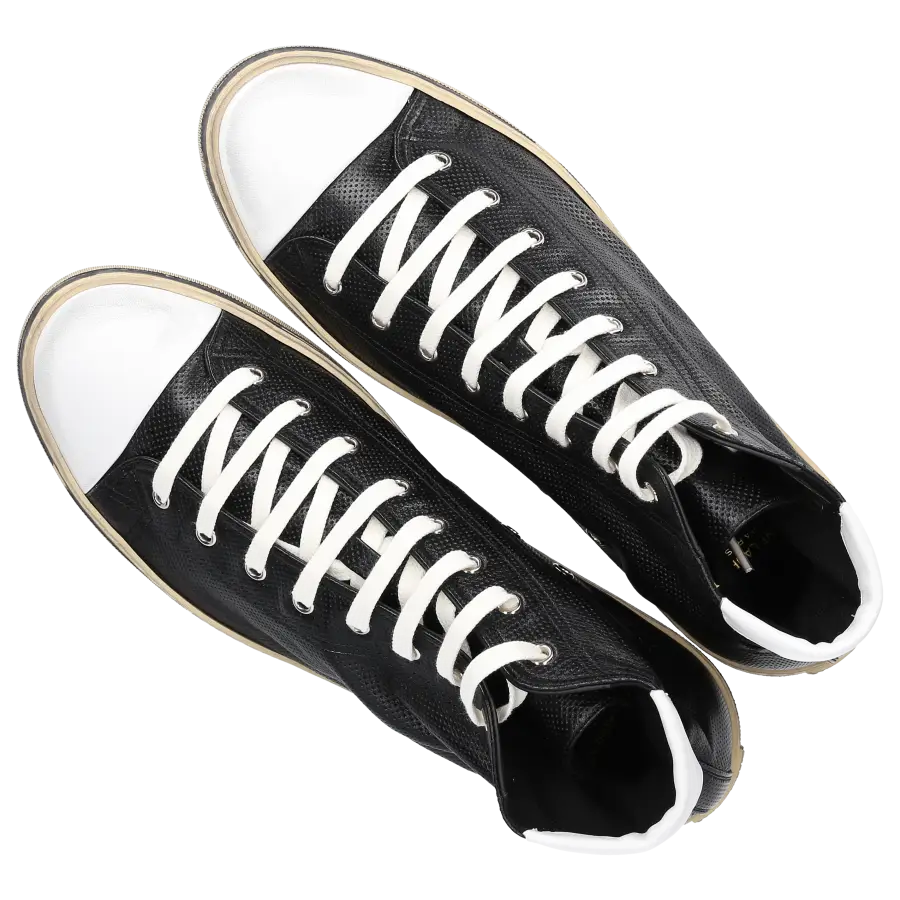 Saint Laurent - Sneaker high MALIBU Kalbsleder - schwarz
