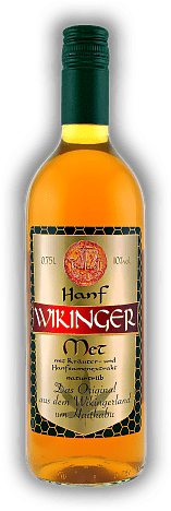 Met Wikinger (Honigwein) mit Hanf Glasflasche Met Wikinger (Honigwein) mit Hanf Glasflasche  0,75	 Liter - Vol 10%