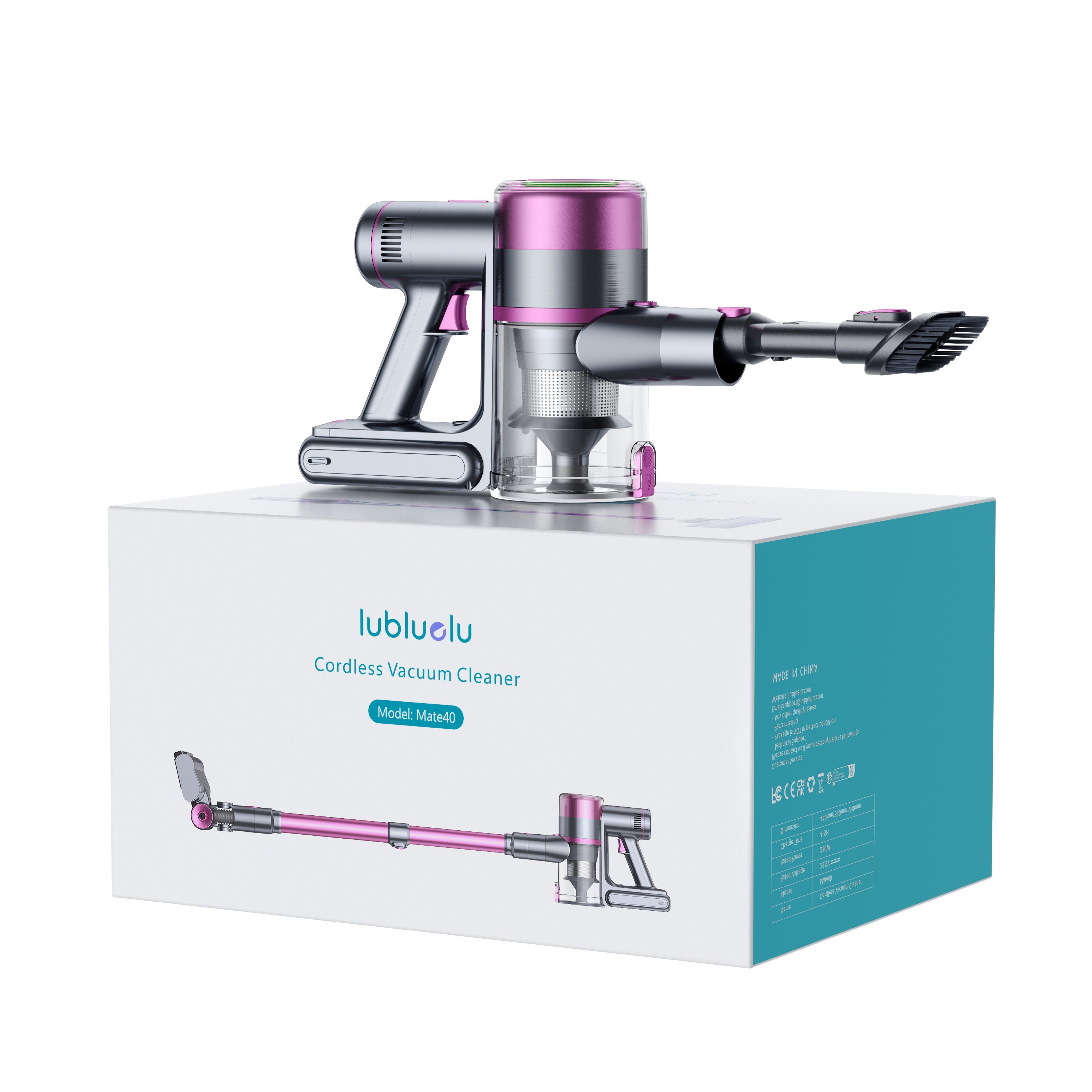 oyajia Akku-Hand-und Stielstaubsauger Smart 6 in 1 Kabellos Akkusauger 25,9V Ladestation & Halterung 2-in-1, 265,00 W, beutellos, 25kPA mit 50 Min. Laufzeit für Hartboden, Teppich, Tierhaare