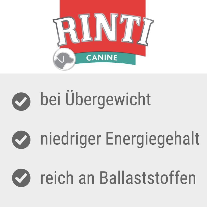 RINTI Canine Gewicht mit Huhn 400 g