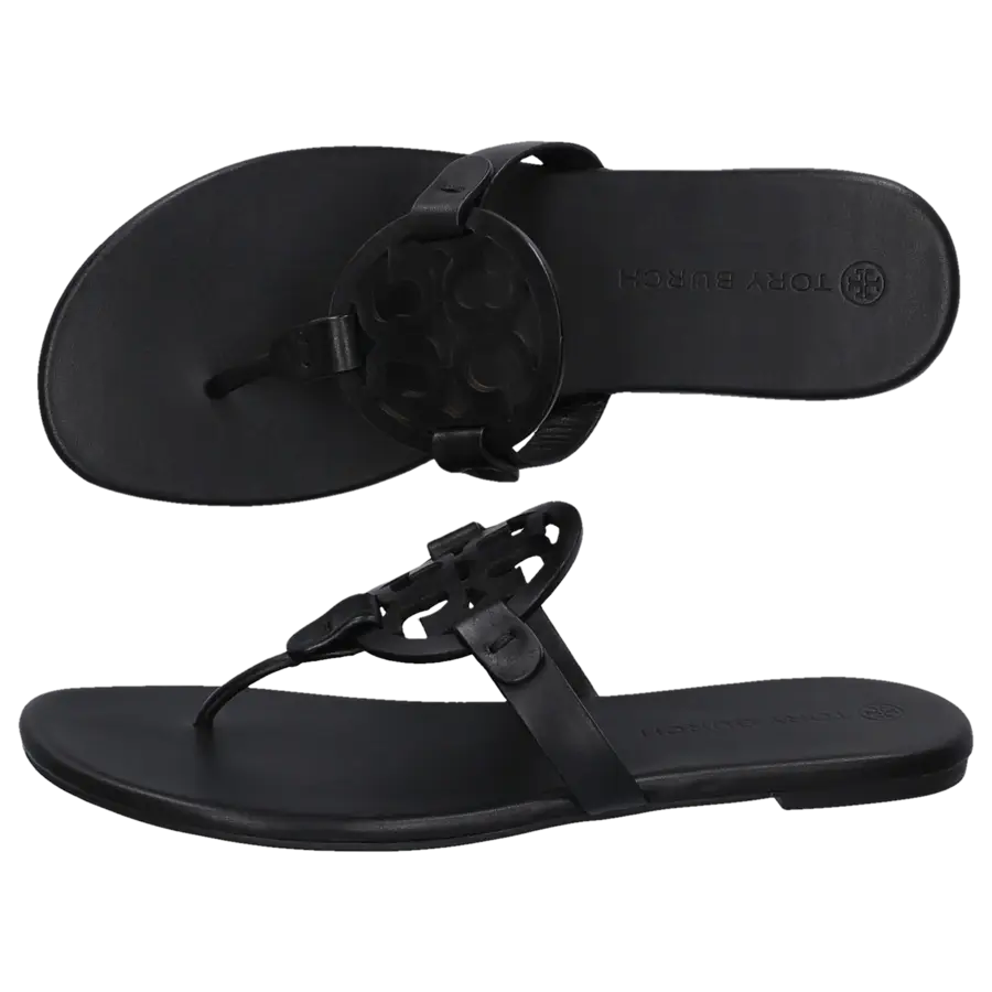 Tory Burch - Zehentrenner MIILLER Ziegenleder - schwarz