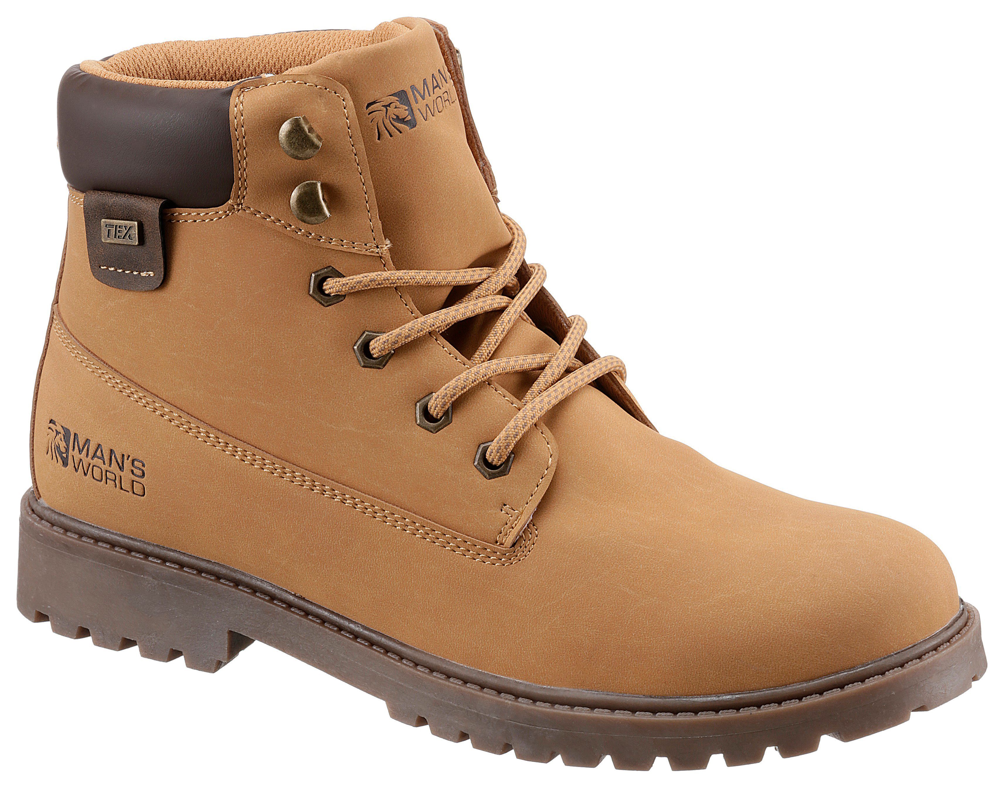 Man's World Schnürboots mit weicher Schaftrand-Polsterung