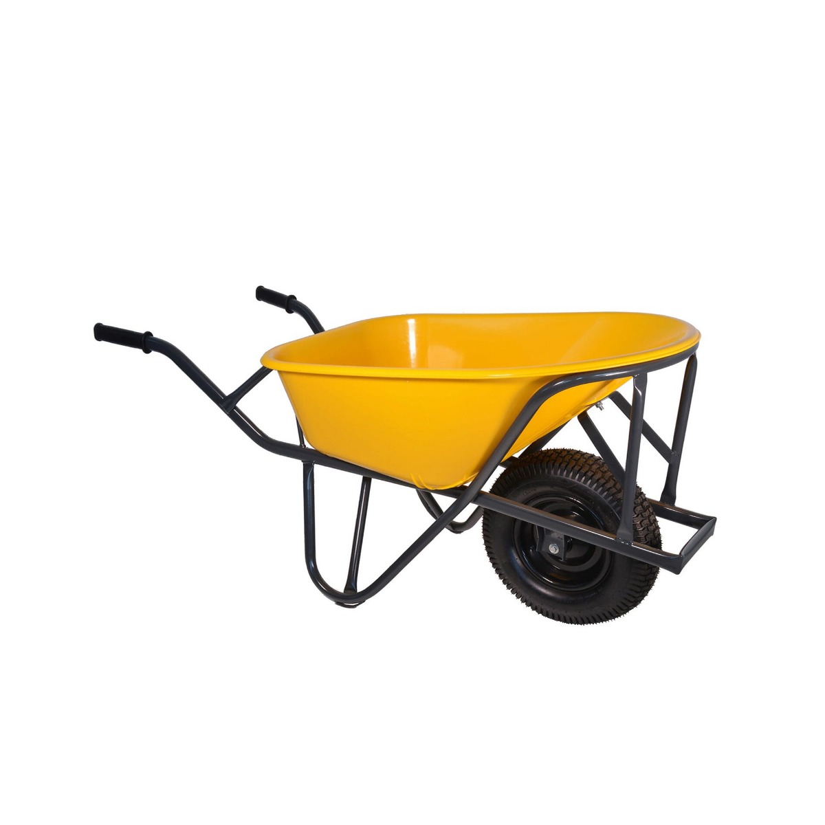 Мали Џамбо 1251000900 Колица за поплочавање HDPE 90L Жута