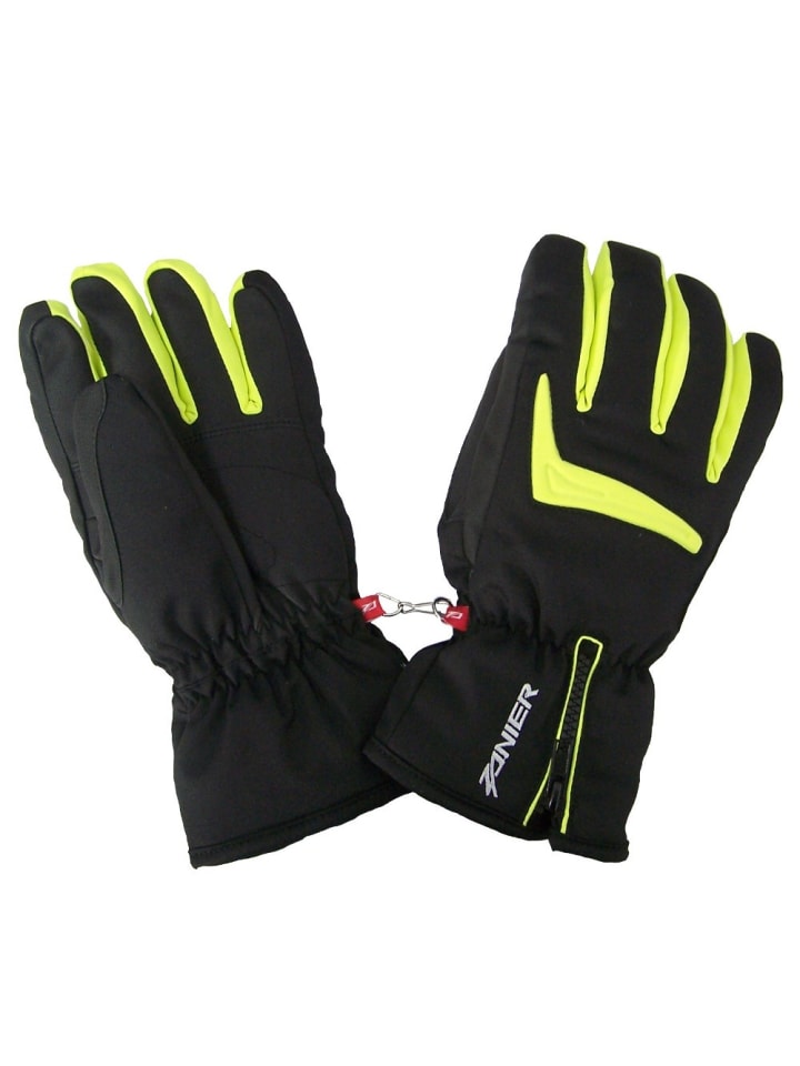 Zanier Ski Handschuhe Winddichter Membran in Lime günstig kaufen S