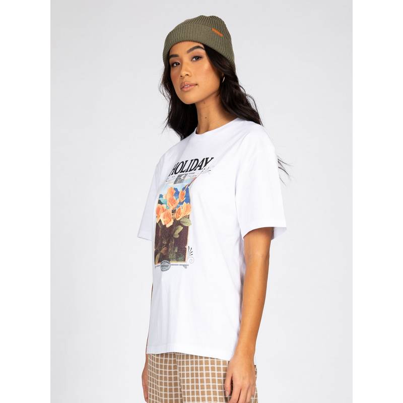 RUSTY DREAM HOLIDAY BOYFRIEND FIT TEE T-Shirt Damen