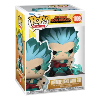 My Hero Academia POP! Animation Vinyl Figur Infinite Deku w/Eri 9 cm