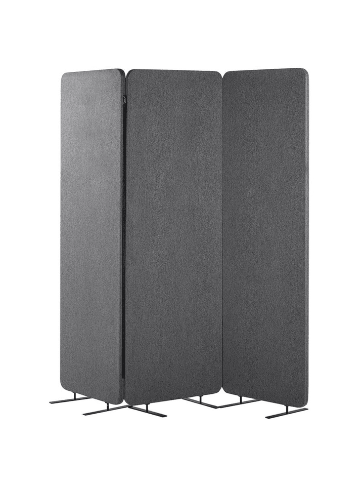 Beliani Paravent STANDI in Grau - (W) 184 x (H) 184 x (L) 30 cm günstig kaufen onesize