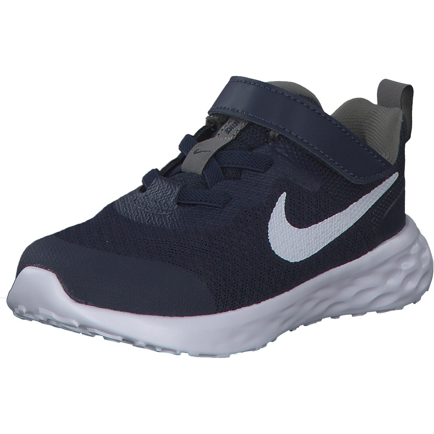 Nike Revolution 6 DD1094 M, Sneakers Low, Kinder, midnight navy/white-flat